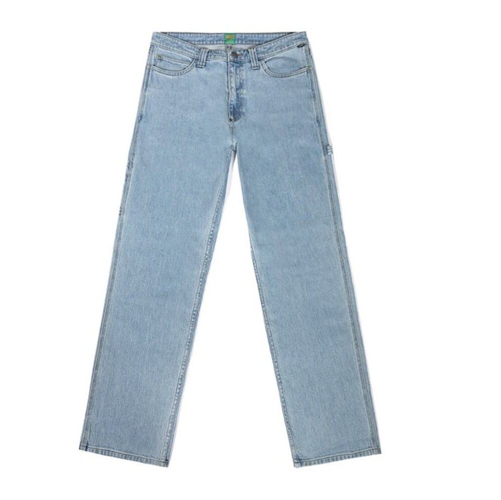 Lee x The Hundreds 40x32 Blue Jeans Work Pants Straight Carpenter Strap NWT